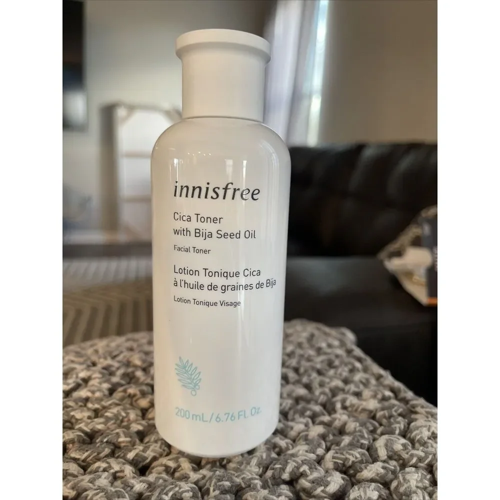 Innisfree Cica Toner With Bija Seed Oil 200mL Clarifying‎ Face Korean Beauty